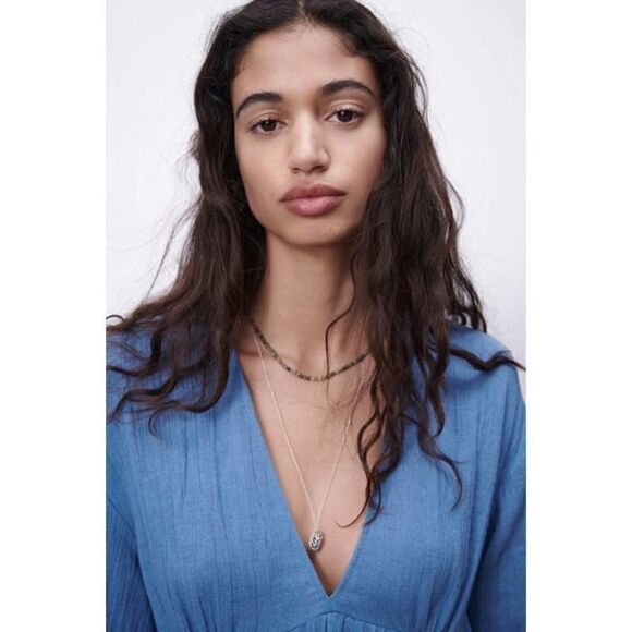 Zara Linen Blend Dress - Picture 7 of 11